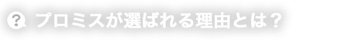 プロミスが選ばれている理由